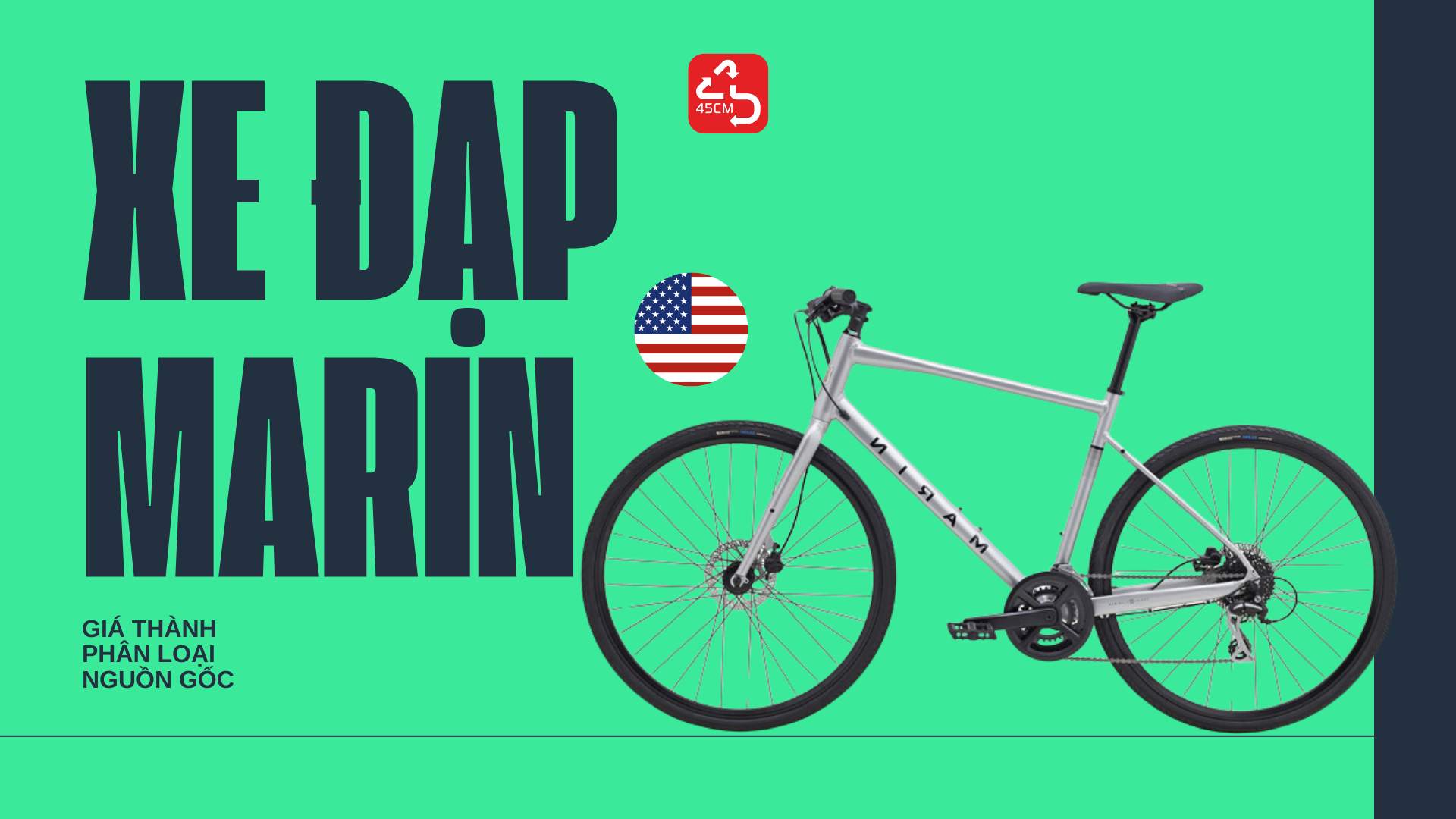 Xe đạp Marin: Dòng xe đạp chất lượng cao đến từ California